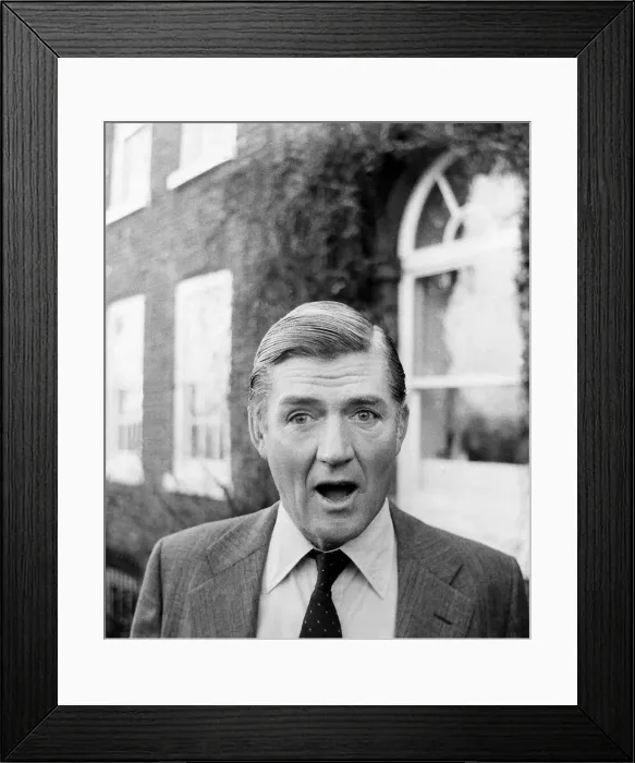 Framed Print : Cecil Parkinson Conservative MP his Mistress Sarah Keays has given birth to a baby girl Framed Print : Cecil Parkinson Conservative MP his Mistress Sarah Keays has given birth to a baby girl