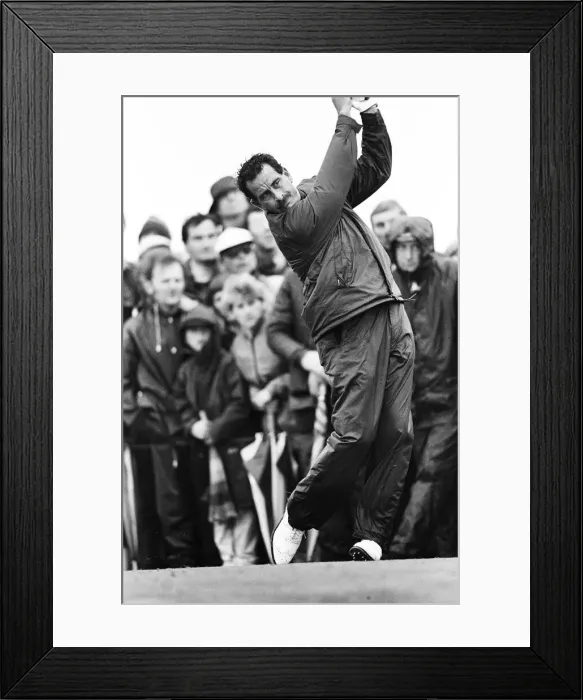 Framed Print : British Open 1987. Muirfield Golf Links, Gullane, Scotland Framed Print : British Open 1987. Muirfield Golf Links, Gullane, Scotland