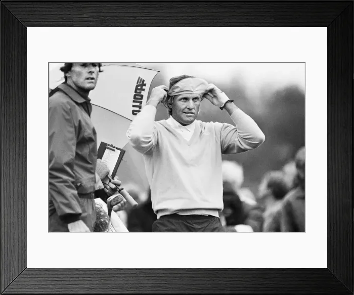 Framed Print : British Open 1987. Muirfield Golf Links, Gullane, Scotland Framed Print : British Open 1987. Muirfield Golf Links, Gullane, Scotland