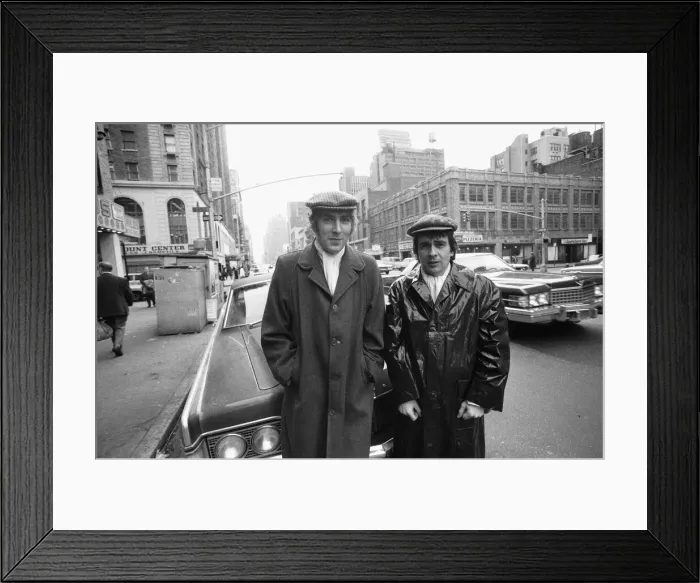 Framed Print : Peter Cook and Dudley Moore in their Pete and Dud