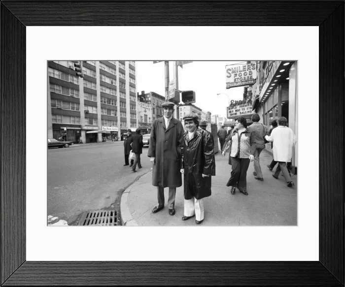 Framed Print : Peter Cook and Dudley Moore in their Pete and Dud