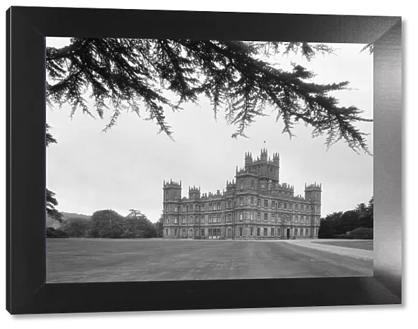 Highclere Castle country seat of the Earl of Carnarvon. Highclere, Hampshire