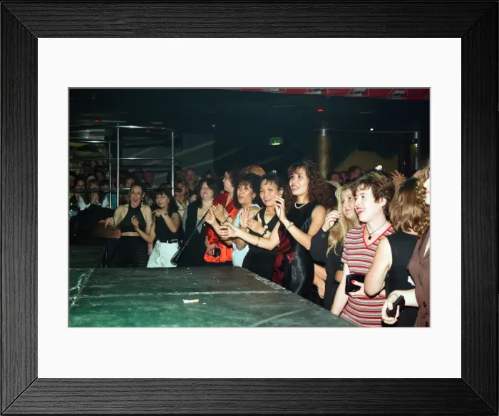 Framed Print : Dream Boys at Utopia Nightclub, Reading, Berkshire. 12th August 1994 Framed Print : Dream Boys at Utopia Nightclub, Reading, Berkshire. 12th August 1994