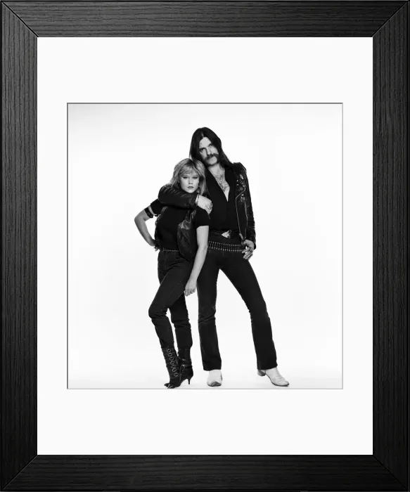 Framed Print : Samantha Fox, Glamour model, and Lemmy, musician, singer and songwriter who founded Framed Print : Samantha Fox, Glamour model, and Lemmy, musician, singer and songwriter who founded