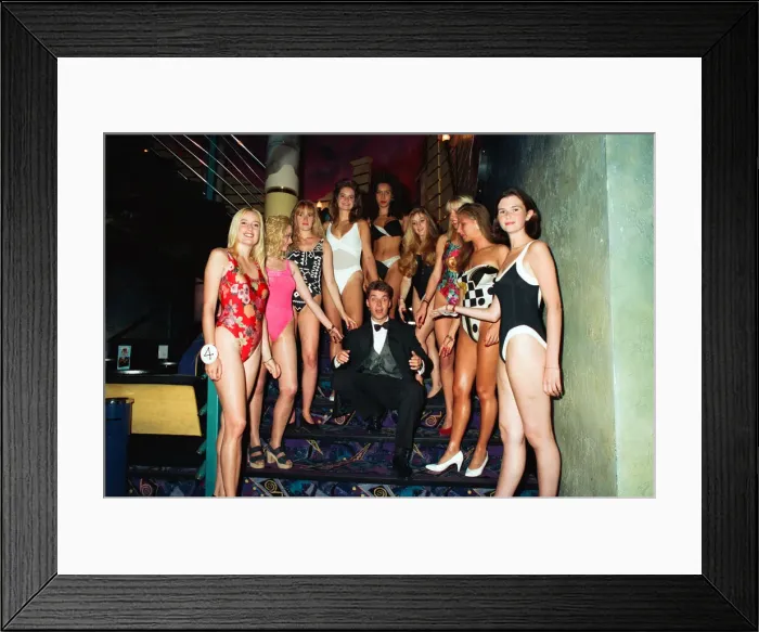 Framed Print : Miss World at Utopia Nightclub, Reading, Berkshire. 12th August 1994 Framed Print : Miss World at Utopia Nightclub, Reading, Berkshire. 12th August 1994