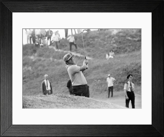 Framed Print : British Open 1971. Royal Birkdale Golf Club in Southport, England Framed Print : British Open 1971. Royal Birkdale Golf Club in Southport, England