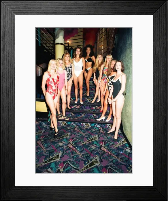 Framed Print : Miss World at Utopia Nightclub, Reading, Berkshire. 12th August 1994 Framed Print : Miss World at Utopia Nightclub, Reading, Berkshire. 12th August 1994
