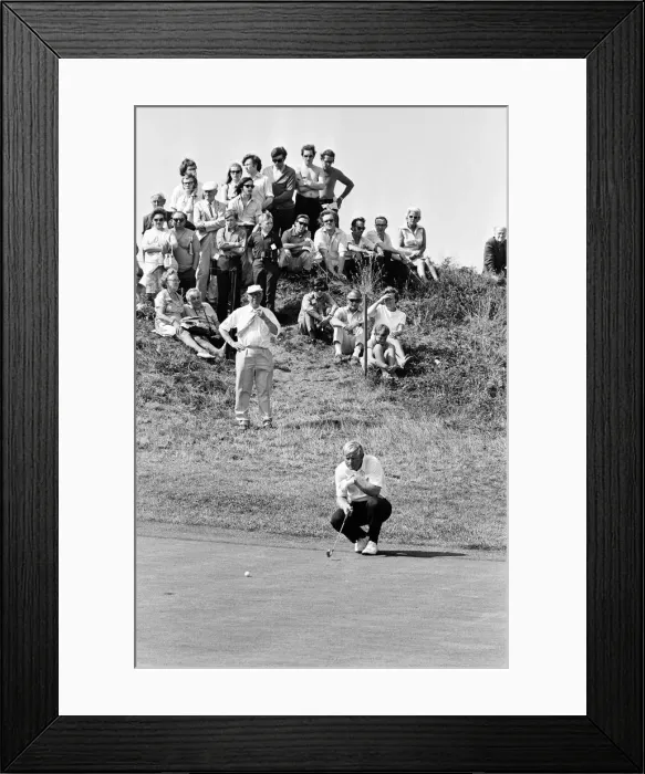 Framed Print : British Open 1971. Royal Birkdale Golf Club in Southport, England Framed Print : British Open 1971. Royal Birkdale Golf Club in Southport, England