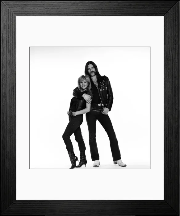 Framed Print : Samantha Fox, Glamour model, and Lemmy, musician, singer and songwriter who founded Framed Print : Samantha Fox, Glamour model, and Lemmy, musician, singer and songwriter who founded