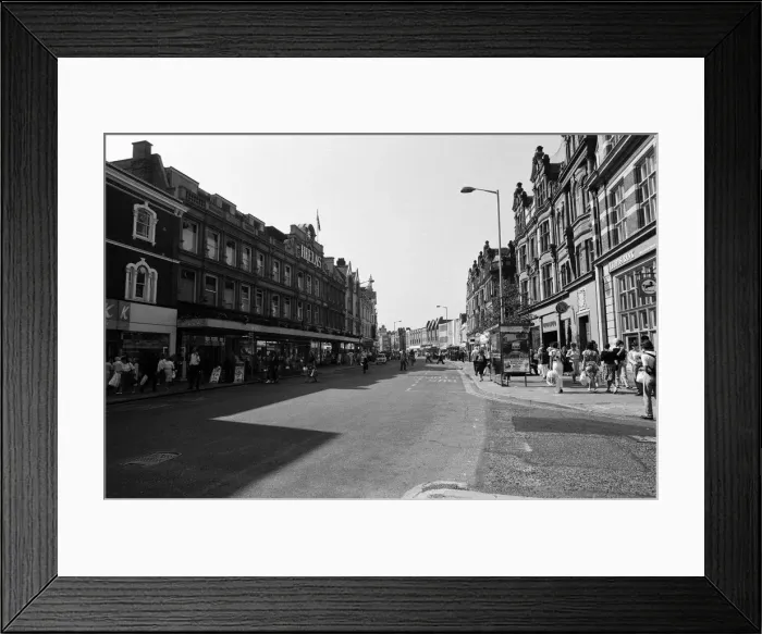 Framed Print : General views of Reading, Berkshire. 5th September 1991 Framed Print : General views of Reading, Berkshire. 5th September 1991