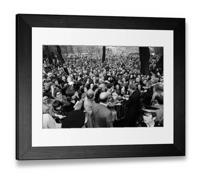 Framed Print : President Jimmy Carter on his walkabout in Newcastle and Washington, Tyne and Wear Framed Print : President Jimmy Carter on his walkabout in Newcastle and Washington, Tyne and Wear