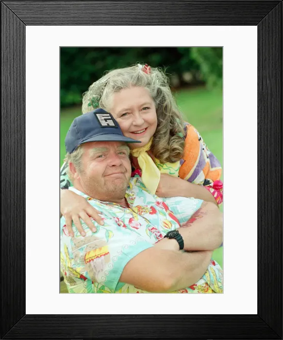 Framed Print : Photocall for new BBC production Keeping up Appearances Framed Print : Photocall for new BBC production Keeping up Appearances