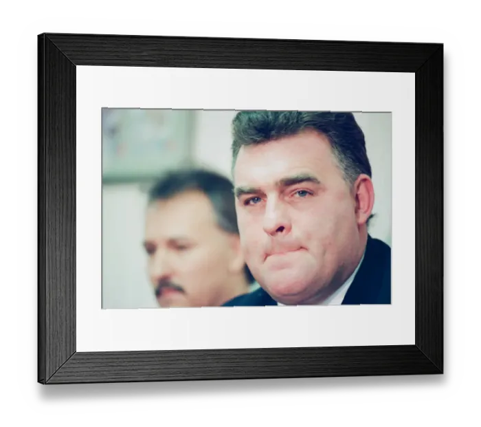 Framed Print : Kevin Cullis, new Swansea City manger, pictured at news press conference