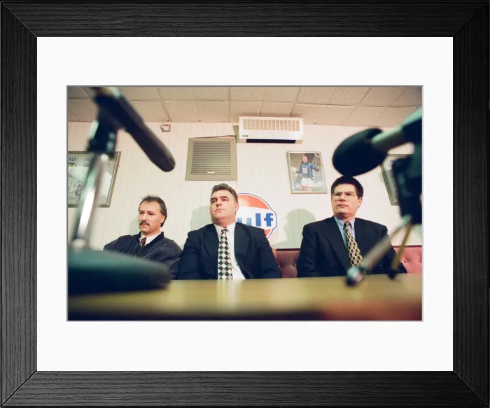 Framed Print : Kevin Cullis, new Swansea City manger, pictured at news press conference Framed Print : Kevin Cullis, new Swansea City manger, pictured at news press conference
