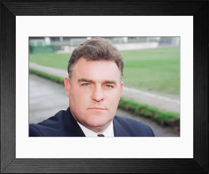 Framed Print : Kevin Cullis, new Swansea City manger, pictured at news press conference Framed Print : Kevin Cullis, new Swansea City manger, pictured at news press conference