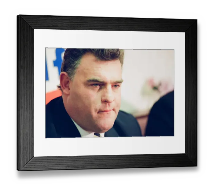 Framed Print : Kevin Cullis, new Swansea City manger, pictured at news press conference