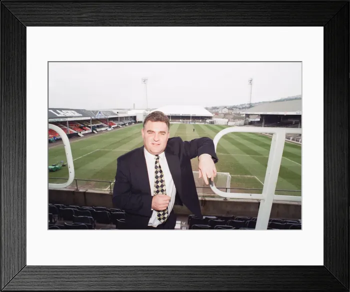 Framed Print : Kevin Cullis, new Swansea City manger, pictured at news press conference