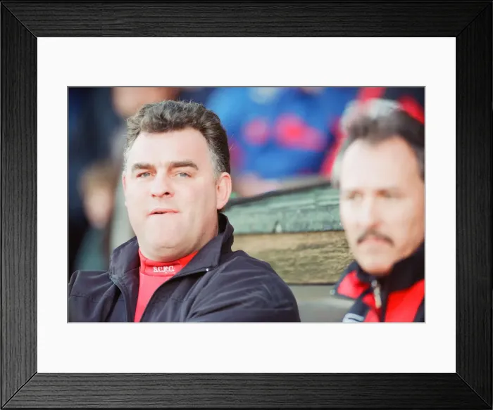 Framed Print : Kevin Cullis, new Swansea City manger, and assistant Paul Molesworth
