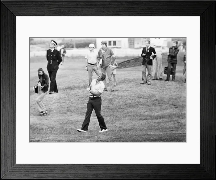 Framed Print : British Open 1975. Carnoustie Golf Links, Scotland, held 9th - 13th July 1975 Framed Print : British Open 1975. Carnoustie Golf Links, Scotland, held 9th - 13th July 1975