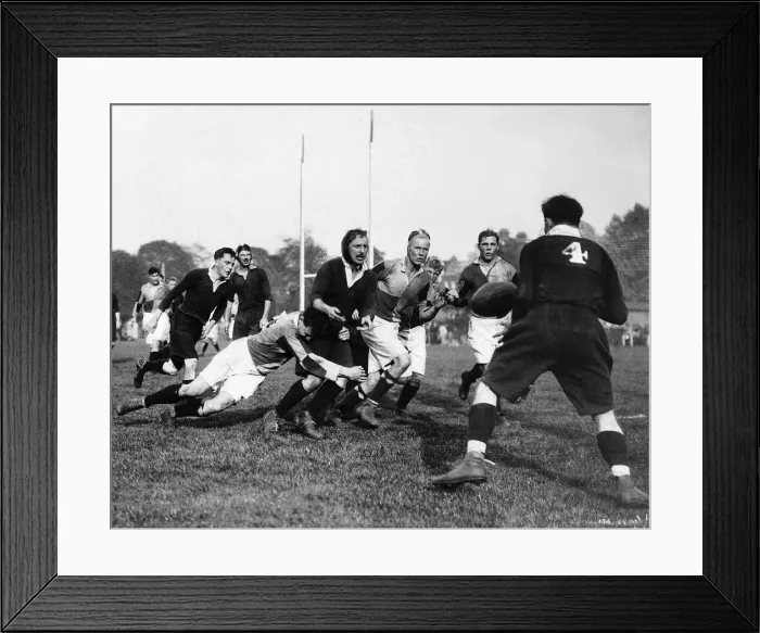 Framed Print : Rugby Union 1933 MSI Framed Print : Rugby Union 1933 MSI