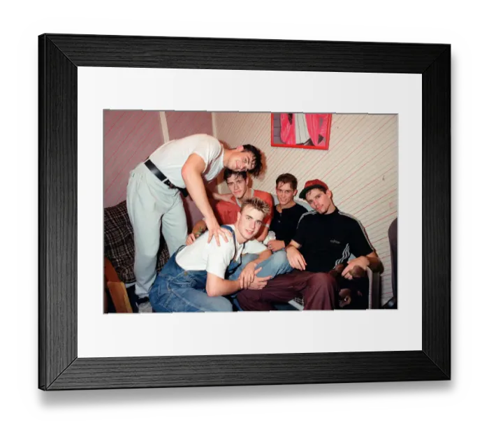 Framed Print : Hysteria hit the streets of Stockton as hundreds of screaming schoolgirls visit The Mall