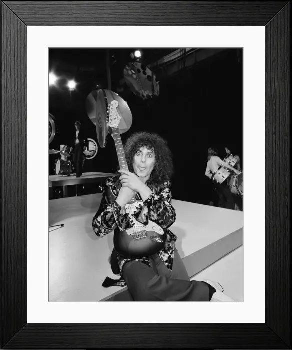 Framed Print : Singer and guitarist Marc Bolan of the glam rock group T-Rex Framed Print : Singer and guitarist Marc Bolan of the glam rock group T-Rex