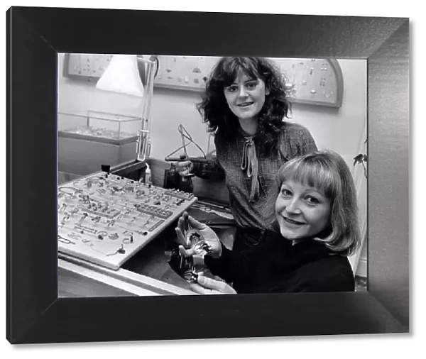 Diane Cross, Jeweller (left), she runs a Jewellery Workshop in Harborne High Street