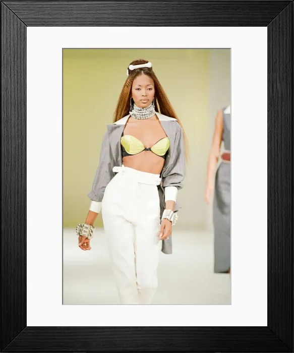 Framed Print : Naomi Campbell, London Fashion Week 1992, 10th October 1992 Framed Print : Naomi Campbell, London Fashion Week 1992, 10th October 1992