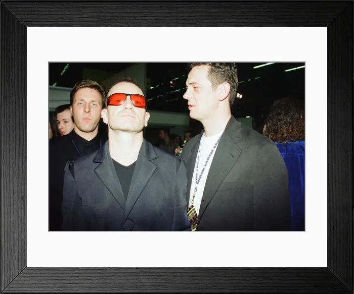 Framed Print : 1997 MTV Europe Music Awards, after show party held at Hard Rock Cafe, Rotterdam