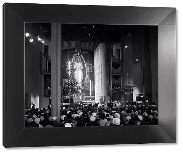 The consecration of the new Coventry Cathedral. 25th May 1962