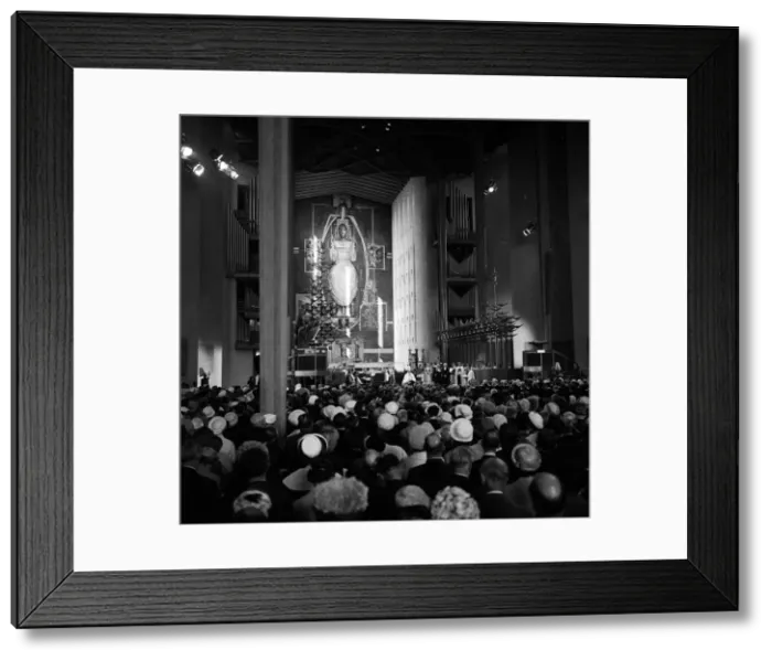 Framed Print : The consecration of the new Coventry Cathedral. 25th May 1962 Framed Print : The consecration of the new Coventry Cathedral. 25th May 1962