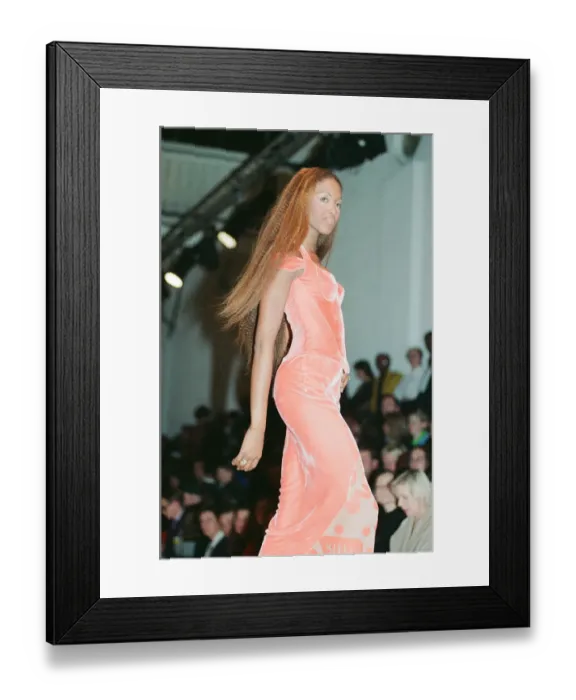Framed Print : Naomi Campbell, London Fashion Week 1992, 9th October 1992 Framed Print : Naomi Campbell, London Fashion Week 1992, 9th October 1992
