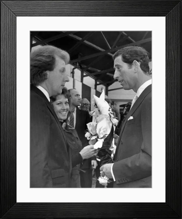 Framed Print : Prince Charles visits North East, 9th December 1986. Official opening of The Stables St Framed Print : Prince Charles visits North East, 9th December 1986. Official opening of The Stables St