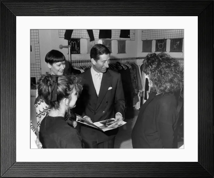 Framed Print : Prince Charles visits North East, 9th December 1986. Official opening of The Stables St