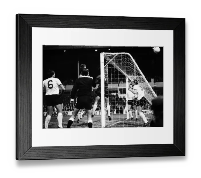 Framed Print : Aston Villa 5 - 1 Liverpool, League Division One match held at Villa Park
