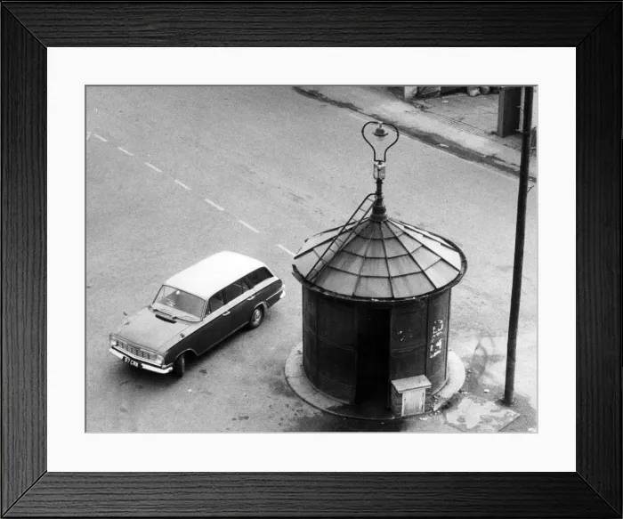 Framed Print : Mens lavatory, Ford Street, Coventry, removed in 1969. Circa 1969 Framed Print : Mens lavatory, Ford Street, Coventry, removed in 1969. Circa 1969