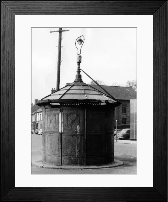 Framed Print : Mens lavatory, Ford Street, Coventry, West Midlands, removed in 1969. Circa 1969 Framed Print : Mens lavatory, Ford Street, Coventry, West Midlands, removed in 1969. Circa 1969