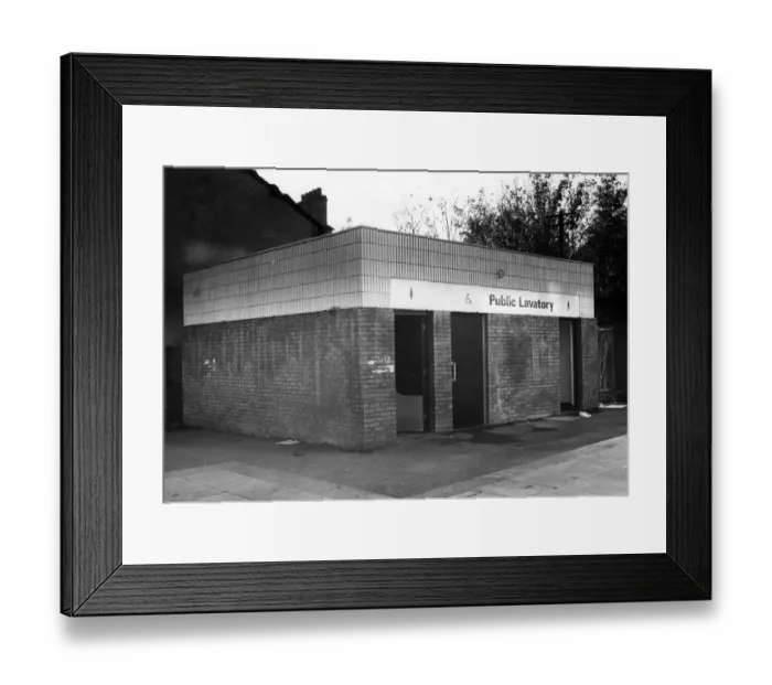 Framed Print : No glass windows, solid laminate-faced doors and concealed pipework - thats the new style