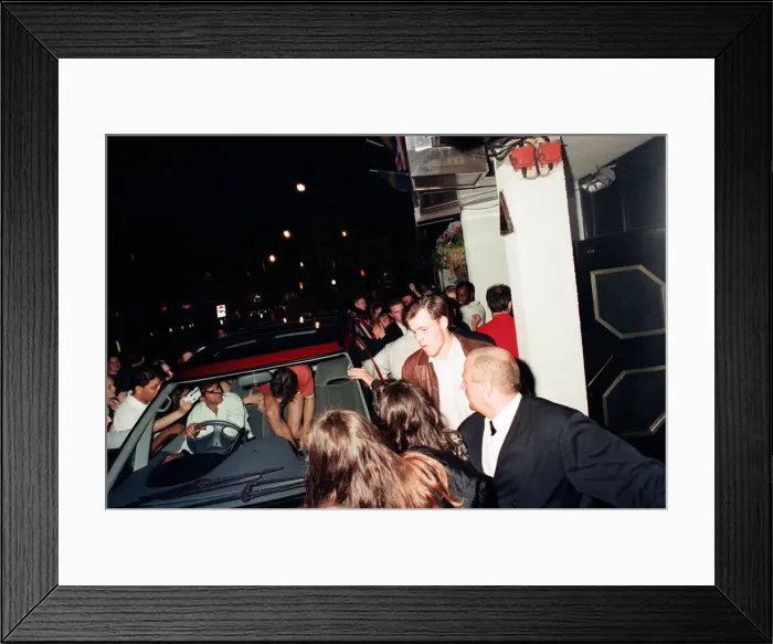 Framed Print : Hysteria hit the streets of Stockton as hundreds of screaming schoolgirls visit The Mall Framed Print : Hysteria hit the streets of Stockton as hundreds of screaming schoolgirls visit The Mall