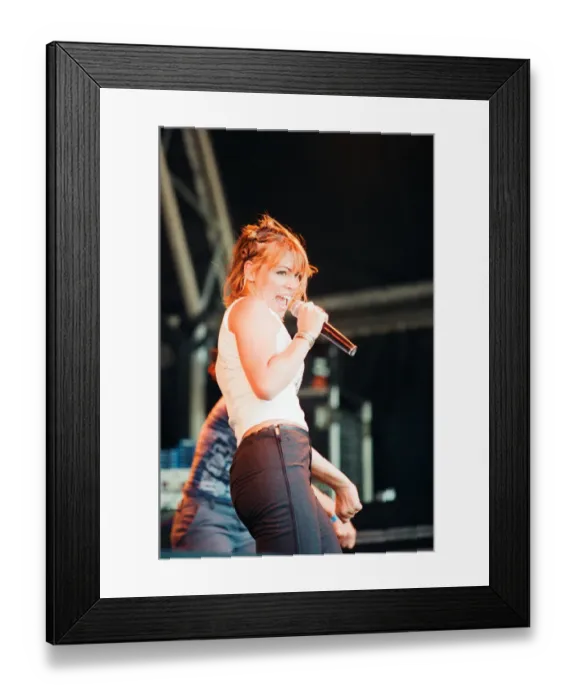 Framed Print : Cardiffs Big Weekend Summer Festival, Cardiff, Wales, 9th August 1998