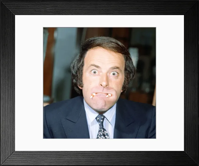 Framed Print : Terry Wogan, Radio Disc Jockey and TV Personality. Terry is seen here with Framed Print : Terry Wogan, Radio Disc Jockey and TV Personality. Terry is seen here with