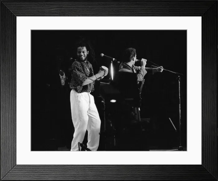 Framed Print : UB40 performing in concert at Birmingham Citys St Andrews stadium
