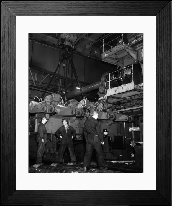 Framed Print : Port Talbot Steelworks. Circa 1958 Framed Print : Port Talbot Steelworks. Circa 1958