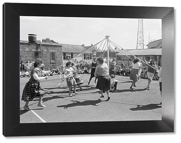 Maypole Dancing, Teesside, Circa May 1986