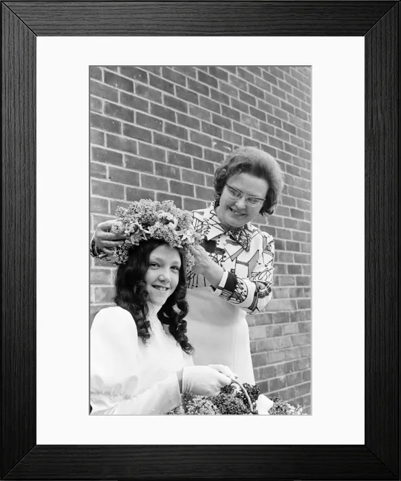 Framed Print : Maypole Dancing, Roseworth Junior School, Stockton-on-Tees, England, Circa May 1973 Framed Print : Maypole Dancing, Roseworth Junior School, Stockton-on-Tees, England, Circa May 1973