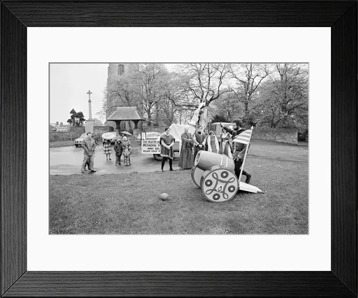 Framed Print : Medieval May Fair, Teesside, 22nd May 1976 Framed Print : Medieval May Fair, Teesside, 22nd May 1976