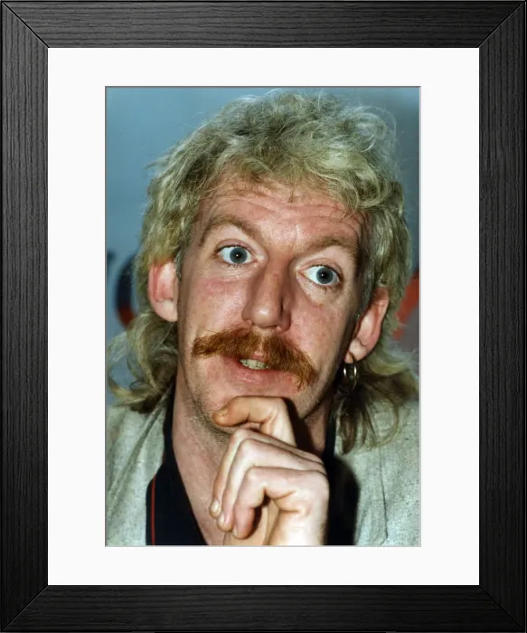 Framed Print : Brendan Healy, Actor, Comedian and Musician, 27th October 1991 Framed Print : Brendan Healy, Actor, Comedian and Musician, 27th October 1991