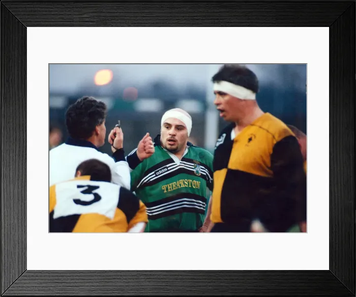 Framed Print : Paul Van Zandvliet. Newcastle v Wakefield. 6th January 1996 Framed Print : Paul Van Zandvliet. Newcastle v Wakefield. 6th January 1996