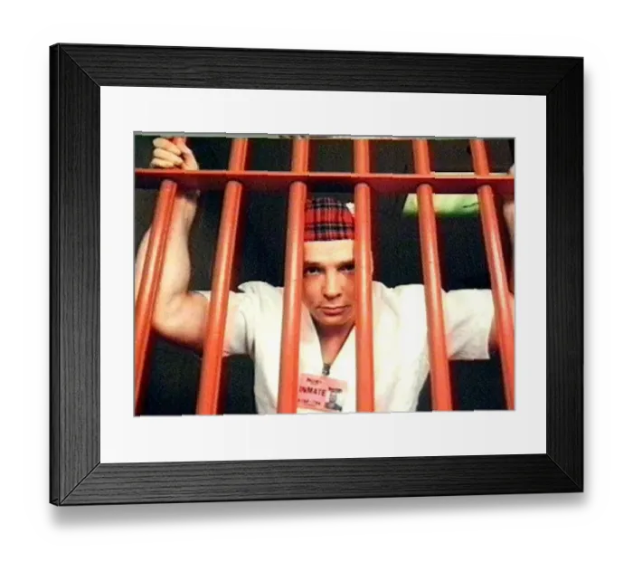 Framed Print : KENNY RICHEY SEPTEMBER 1997 HE IS ON DEATH ROW IN A AMERICAN PRISON