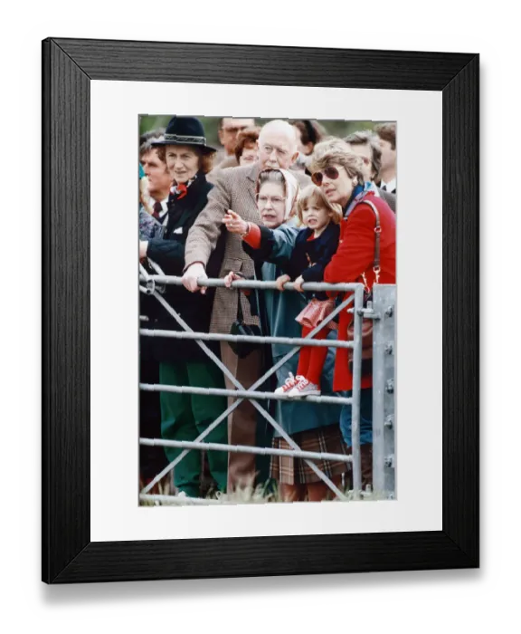 Framed Print : Princess Beatrice with her grandmother Queen Elizabeth II at the Windsor Horse show Framed Print : Princess Beatrice with her grandmother Queen Elizabeth II at the Windsor Horse show